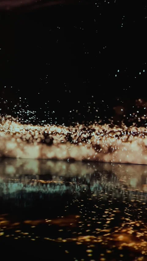 Particle Immersive Exhibition 3 Video stock 328848964
