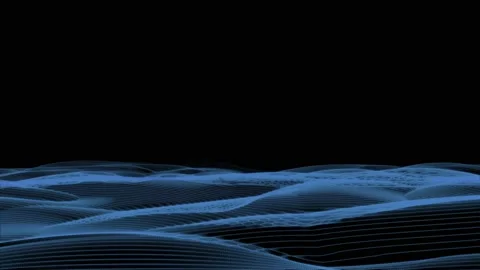 Particle Landscape Background Loop | Stock Video | Pond5
