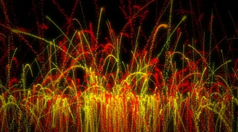 Particle Lava Stock Footage 12760666