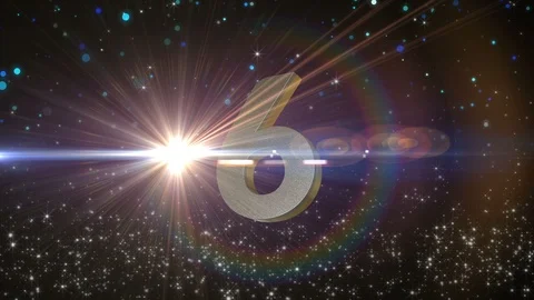 Particle light countdown Stock Footage 98482740