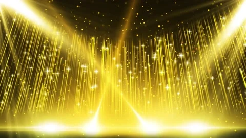 Particle light flickers awards stage background Stock Footage 142553995
