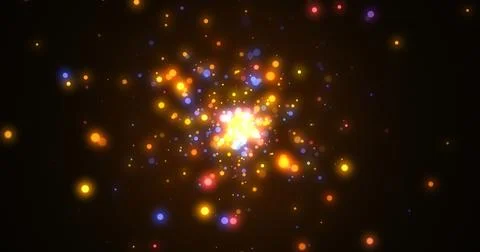 Particle light ray blast through screen 3d effect.Light flare burst effect .. 스톡 일러스트