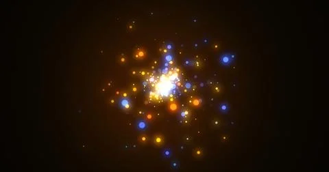 Particle light ray blast through screen 3d effect.Light flare burst effect .. 스톡 일러스트