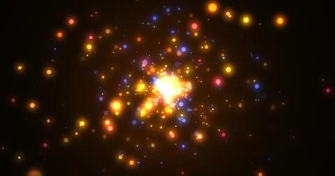 Particle light ray blast through screen 3d effect.Light flare burst effect .. 스톡 일러스트