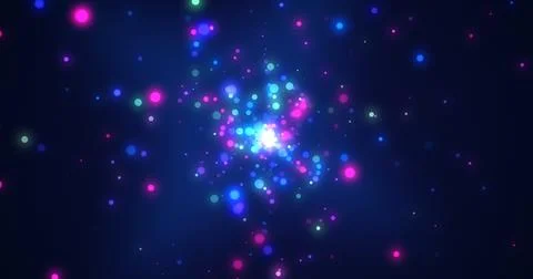 Particle light ray blast through screen 3d effect.Light flare burst effect .. Stock Illustration