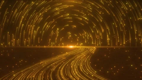 Particle Light River Awards Stage Video stock 313775854