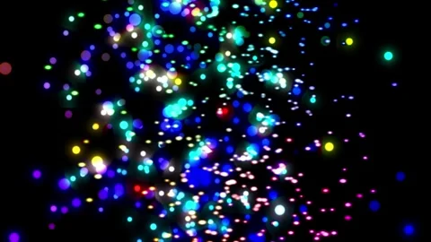 Particle Lights Animated Background Stock Footage 283100233