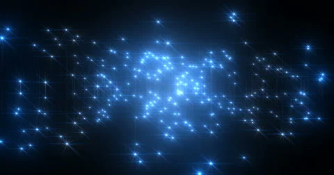 Particle Lights Flares Seamless Loop Stock Footage 61840929