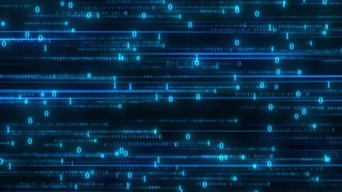 Particle line technology data flow transmission Stock Footage 305011343