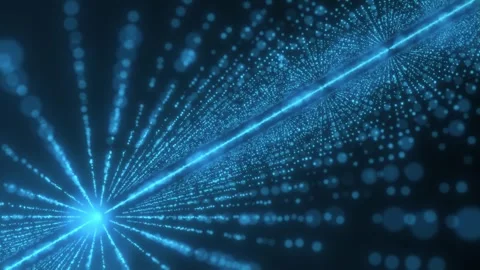 Particle lines background shining dust bokeh glitter. Particles background. Stock Footage 308149068