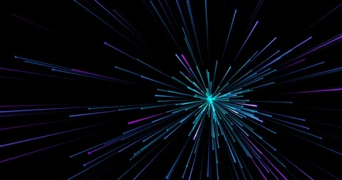 Particle Lines Blue Stock Footage 107760367