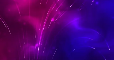 Particle lines motion background. Animation of particles and glowing rays on the Stock Footage 279426858
