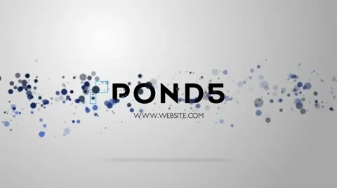 Particle Logo  After Effects	Stock