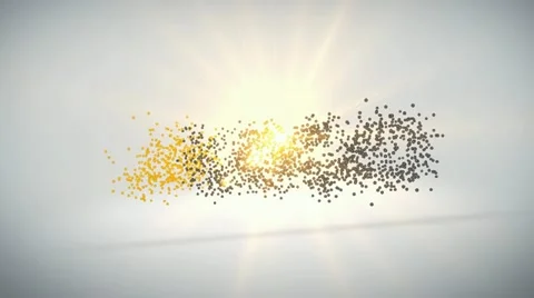 Particle logo formation Stock After Effects