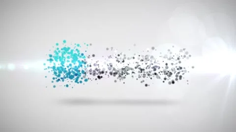 Particle Logo Reveal - Clean 3D Particles Spin Light Business Logo Sting Intro Stock After Effects
