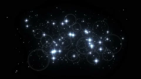 Particle loop animation of twinkle stars. Stock Footage 147414750