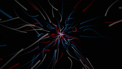 Particle loop R 0022 Stock Footage 195812970