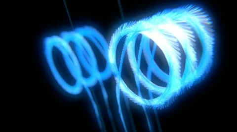 Particle Loops (HD) Stock Footage 11310252