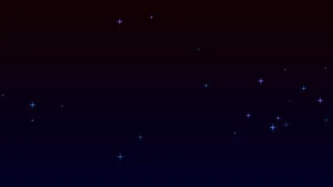 Particle magic light Star on a black background. Stock Illustration