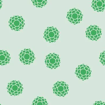 Particle molecular structure glyph seamless pattern Stock Illustration