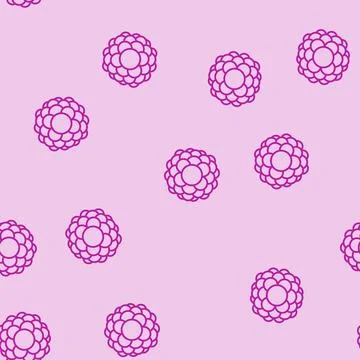 Particle molecular structure line seamless pattern Stock Illustration