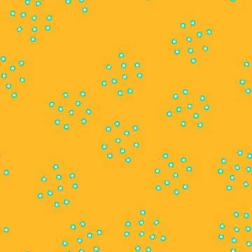 Particle molecular structure vector seamless pattern Stockillustratie