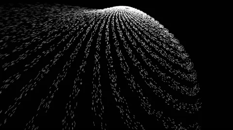 Particle mountain0000-0120 Stock Footage 43420696