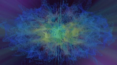 Particle Nebula Abstract Background - Multicolors Stock-Footage 42379518
