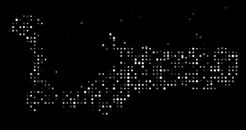 Particle Network Animation Building the Map of Cayman Islands Vídeos de archivo 320266130