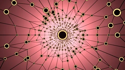 Particle Nexus Loop Video stock 296674776