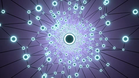 Particle Nexus Loop Video stock 296674790