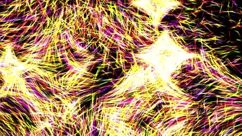 Particle pattern wave gradient contrast color animate Video stock 330713717