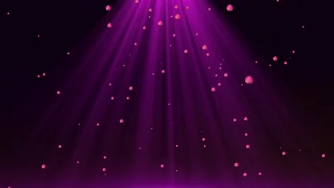 Particle petal rain stage background Stock Footage 288083399