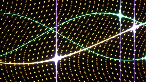 Particle physics laboratory experiment display. Stock Footage 340039957