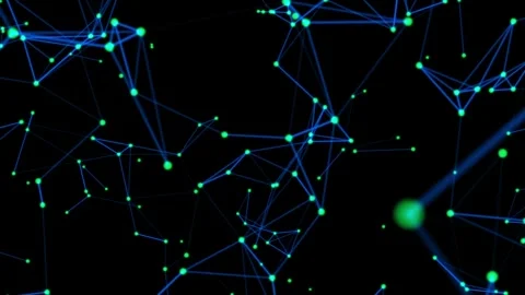 Particle Plexus Background Video stock 240719662