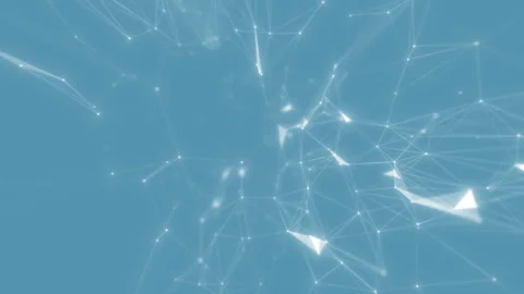 Particle plexus motion magic on a blue background. Holiday concept. For large Stock Footage 113949368