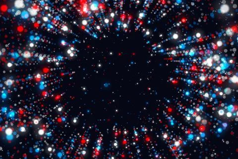 Particle  R Stock Illustration
