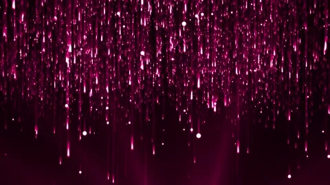 Particle rain pink Stock Footage 200928194