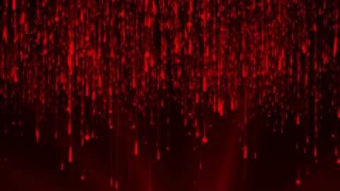 Particle rain red Stock Footage 200928187