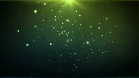 Particle Rays Blue Yellow Stock Footage 12663238