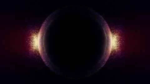 Particle Rings 動画素材 98440781