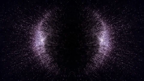 Particle Rings Stock Footage 98440801