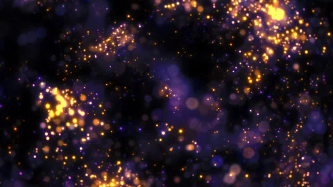 Particle Round Down 02 Loop HD Stock Footage 312510695