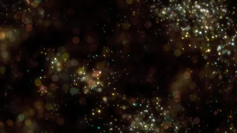 Particle Round Side 01 Loop HD Stock Footage 312510722