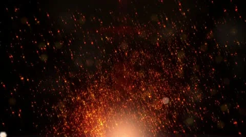 Particle Shower - Flame Flicker Stock Footage 21435316