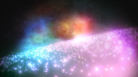 Particle Space Abstract Glow Background Stock Footage 231228652