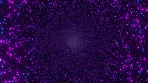 Particle space or wedding 4k uhd motion design vfx cgi animation background Stock Footage 131440779