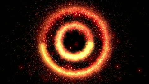 Particle spark circle spiral motion effect Stock Footage 150137399