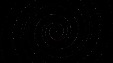 Particle spiral drawing Stock-Footage 342582137