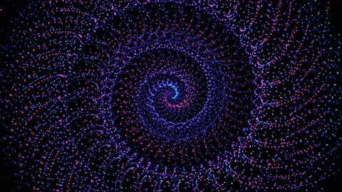 Particle spiral Stock Footage 165095228